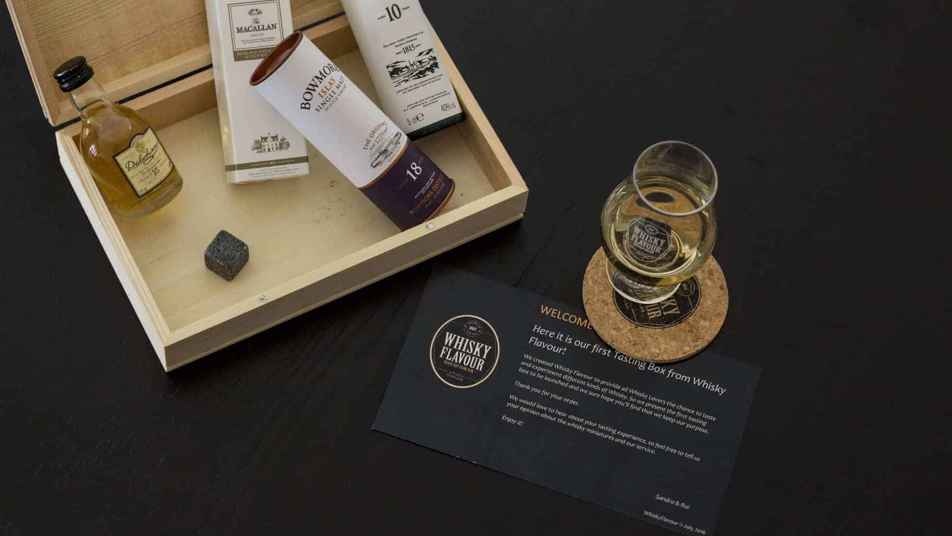 whiskyflavour tasting set